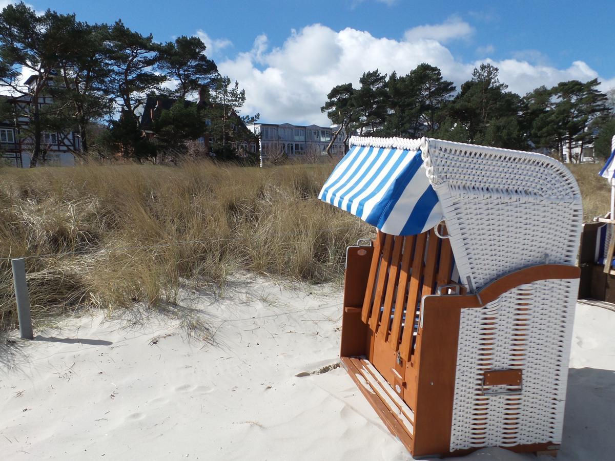 Strandnahe Fewo Mit Terrasse, Villa Vergissmeinnicht 01, Binz Eksteriør bilde